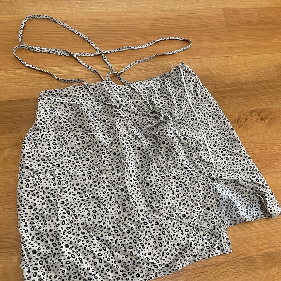 Cheetah Wrap Skirt - Picture 2 of 7